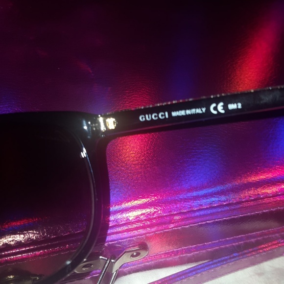 Gucci Sunglasses dark blue with glitter